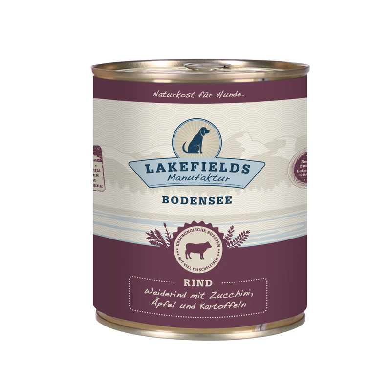 Dosenfleisch-Menü Rind für ausgewachsene Hunde