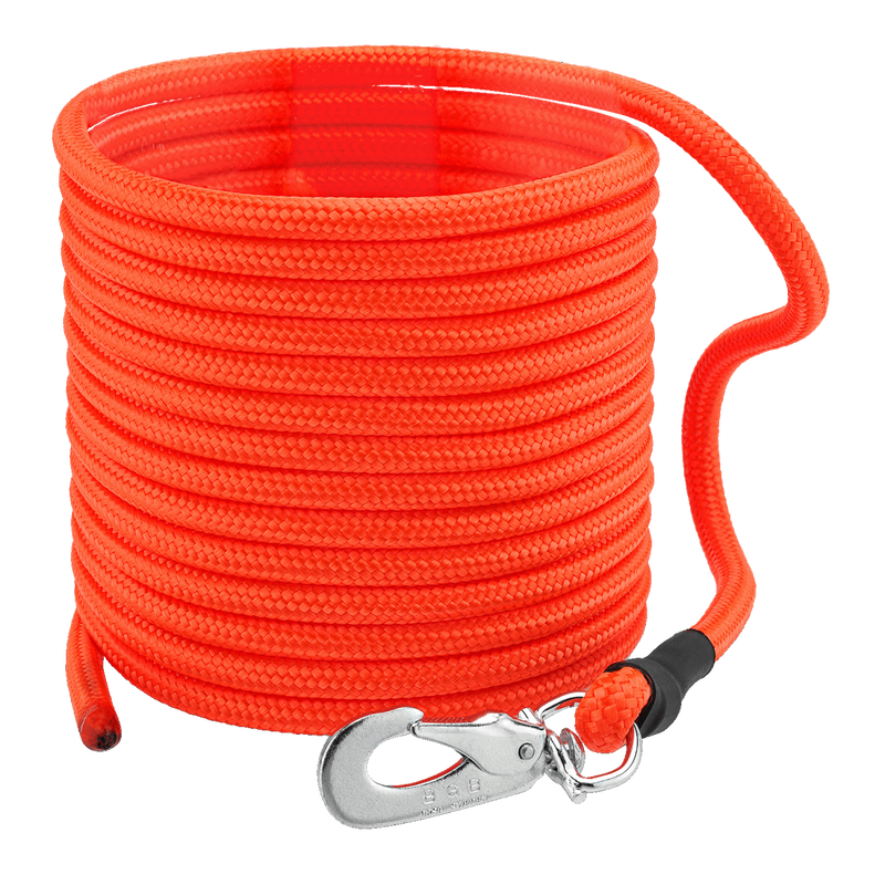 Schleppleine speziell für die Wasserarbeit, orange